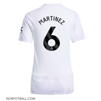 Billige Fotballdrakt Manchester United Lisandro Martinez #6 Replika Bortedrakt Dame 2025-26 Kortermet